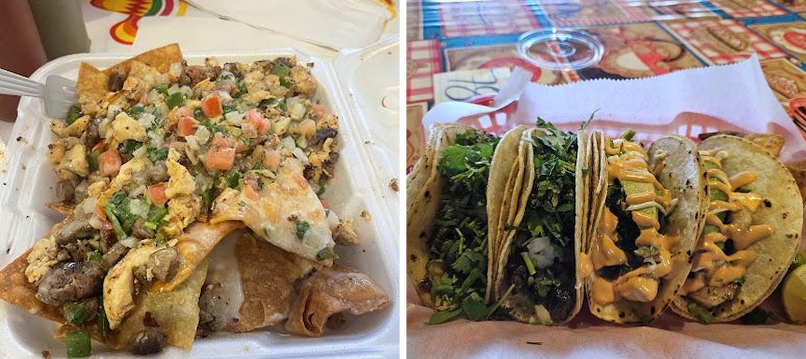 Street Tacos Menu