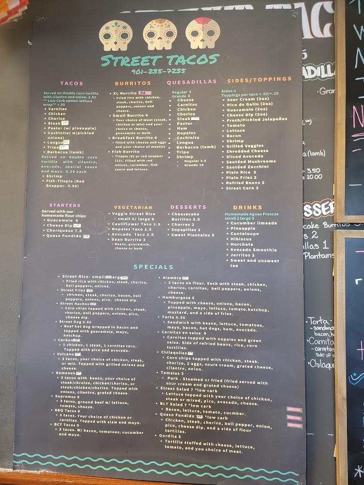 Street Tacos Menu image 4