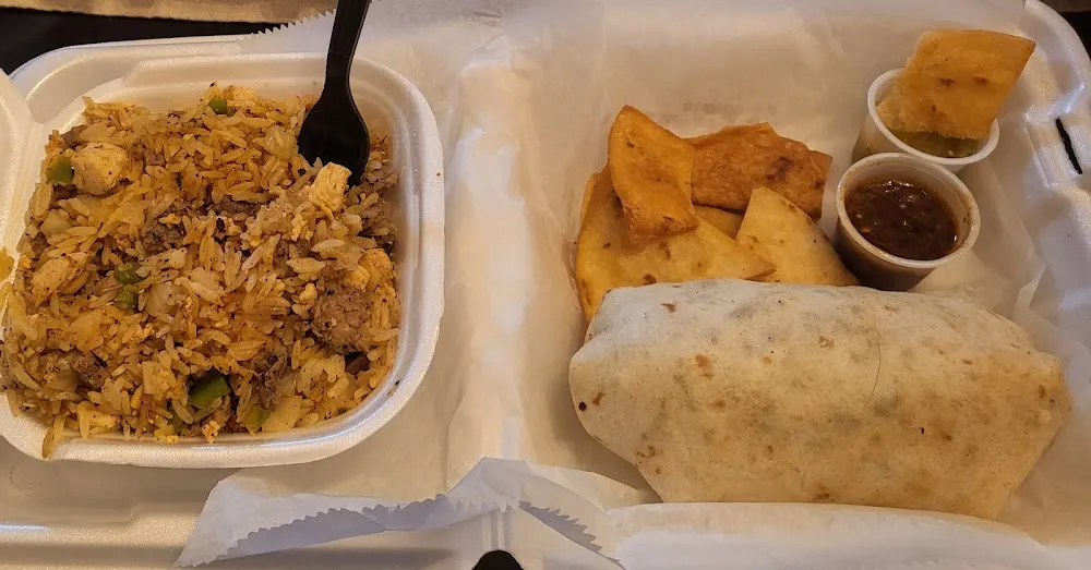 Street Rice and XL Burrito